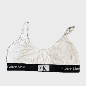 Icon Cotton Modal Lightly Lined Triangle Bralette, Size M